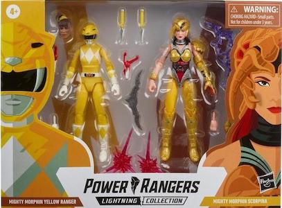 Yellow Ranger Vs Scorpina action figure