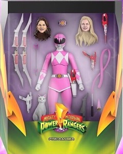 Mighty Morphin Pink Ranger Super7 action figure