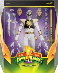 White Ranger Super7 action figure