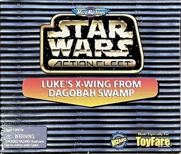 Luke S X Wing From Dagobah Swamp action figure