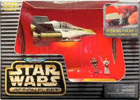 A Wing Starfighter squadron-colors action figure