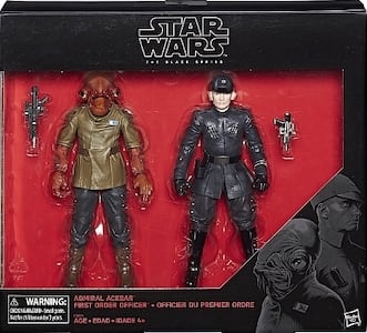 Admiral Ackbar And First Order Officer action figure