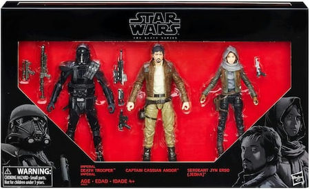 Death Trooper Captain Cassian Jyn Erso 3 Pack action figure