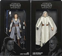 Luke Skywalker And Rey Jedi Master And Training action figure