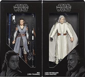 Luke Skywalker And Rey Jedi Master And Training Star Wars Black Series action figure