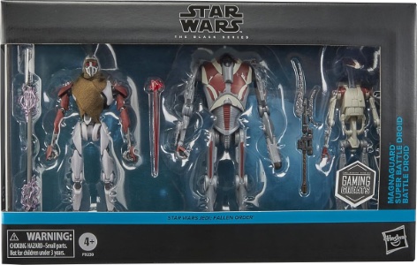 Magnaguard Super Battle Droid And Battle Droid Set Star Wars Black Series action figure