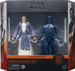 Obi Wan Kenobi Darth Vader Star Wars Black Series action figure