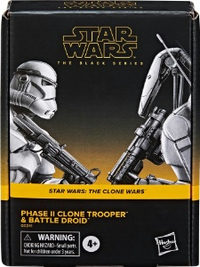 Phase Ii Clone Trooper Battle Droid action figure