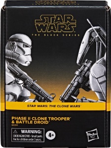 Phase Ii Clone Trooper Battle Droid action figure
