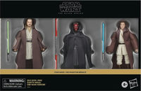 Qui Gon Jinn Obi Wan Kenobi Darth Maul Action Figure Set action figure