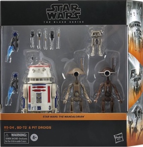 R5 D4 Bd 72 And Pit Droids Star Wars Black Series action figure