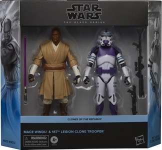 Mace Windu 187th Legion Clone Trooper Star Wars Black Series action figure