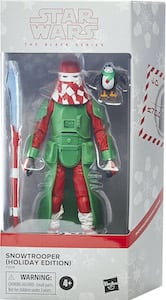 Snowtrooper And Porg holiday action figure