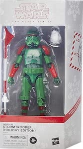 Stormtrooper And Porg holiday action figure