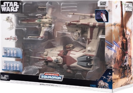 Republic Attack Force Bundle Set Micro Galaxy Squadron action figure