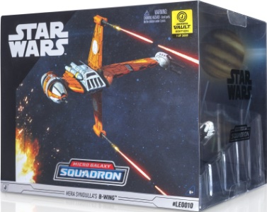 Hera Syndulla S B Wing Micro Galaxy Squadron action figure