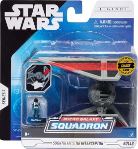 Soontir Fels Tie Interceptor Micro Galaxy Squadron action figure