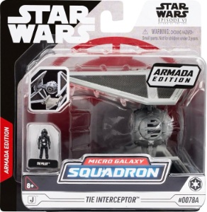 Tie Interceptor Micro Galaxy Squadron action figure