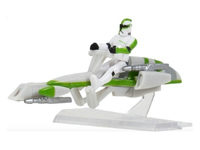 Barc Speeder Green With Clone Trooper Sergeant action figure