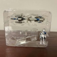 Barc Speeder With Clone Trooper Captain Red action figure
