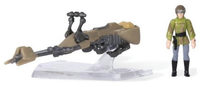Endor Speeder Bike With Leia Organa action figure