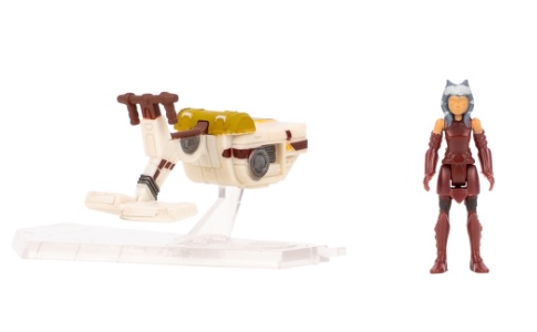 Jedi Jump Speeder With Ahsoka Tano Micro Galaxy Squadron action figure