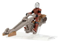 Mandalorian Speeder With Din Djarin pre-beskar action figure