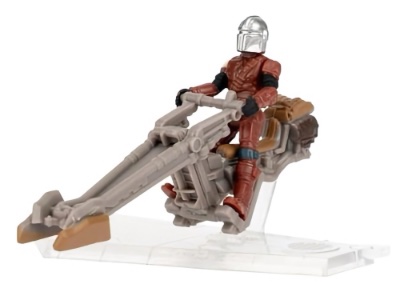 Mandalorian Speeder With Din Djarin action figure