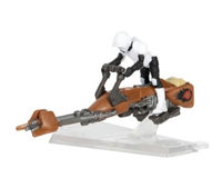 Speeder Bike Endor Damaged With Biker Scout action figure