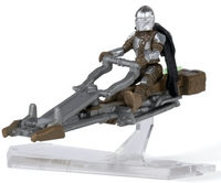 Speeder Bike With Din Djarin action figure