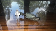 Speeder Bike With Scout Trooper Micro Galaxy Squadron action figure