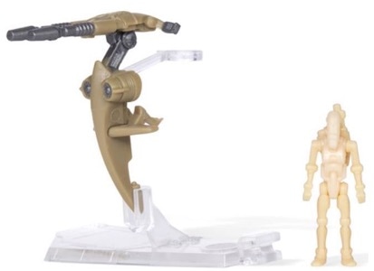 Stap With Battle Droid Micro Galaxy Squadron action figure
