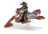 Starhawk Speeder With Cad Bane action figure