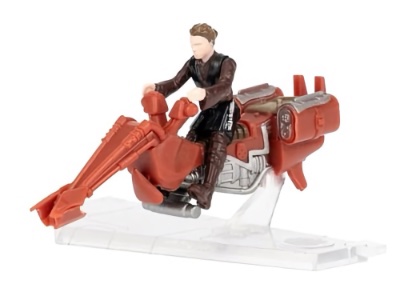 Zephyr Swoop Speeder With Anakin Skywalker Micro Galaxy Squadron action figure