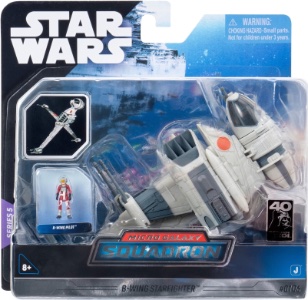 B Wing Starfighter Micro Galaxy Squadron action figure