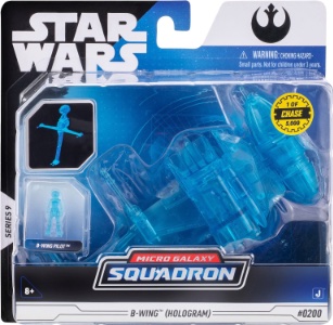 B Wing Micro Galaxy Squadron action figure