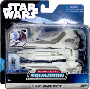 Bo Katans Gauntlet Fighter Micro Galaxy Squadron action figure