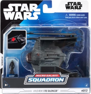 Kylo Rens Tie Silencer Micro Galaxy Squadron action figure