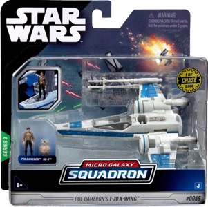 Poe Damerons T 70 X Wing Micro Galaxy Squadron action figure