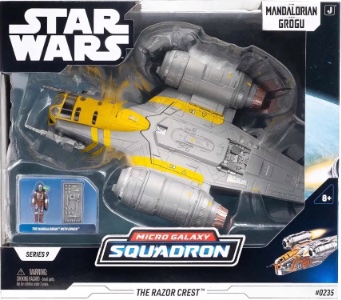 Razor Crest Micro Galaxy Squadron action figure