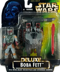 Boba Fett With Wing Blast Rocketpack And Overhead Cannon action figure