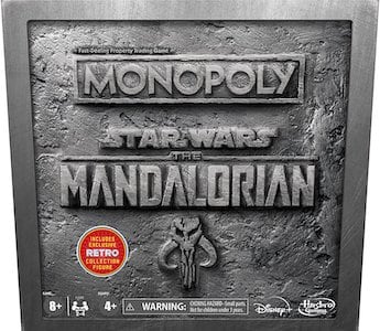 Monopoly Star Wars The Mandalorian Edition Game action figure