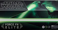 Luke Skywalker Elite Lightsaber green action figure