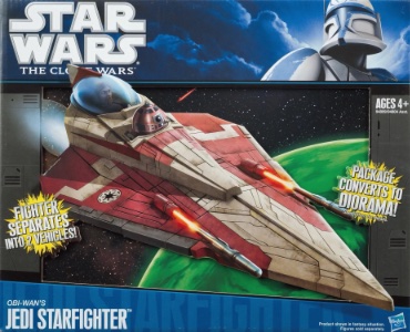Obi Wan S Jedi Starfighter The Clone Wars action figure