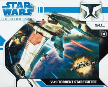 V 19 Torrent Starfighter The Clone Wars action figure