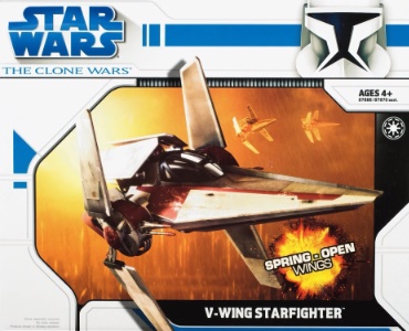 V Wing Starfighter The Clone Wars action figure