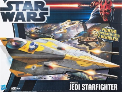Anakin Skywalkers Jedi Starfighter The Clone Wars action figure