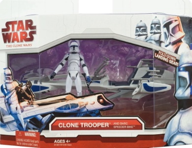 Barc Speeder Bike With Clone Trooper The Clone Wars action figure