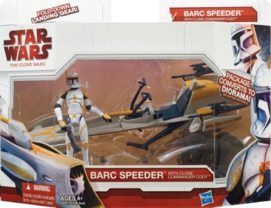 Barc Speeder With Clone Commander Cody action figure