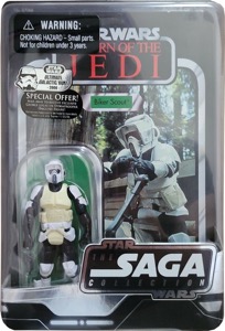 Biker Scout The Saga Collection action figure
